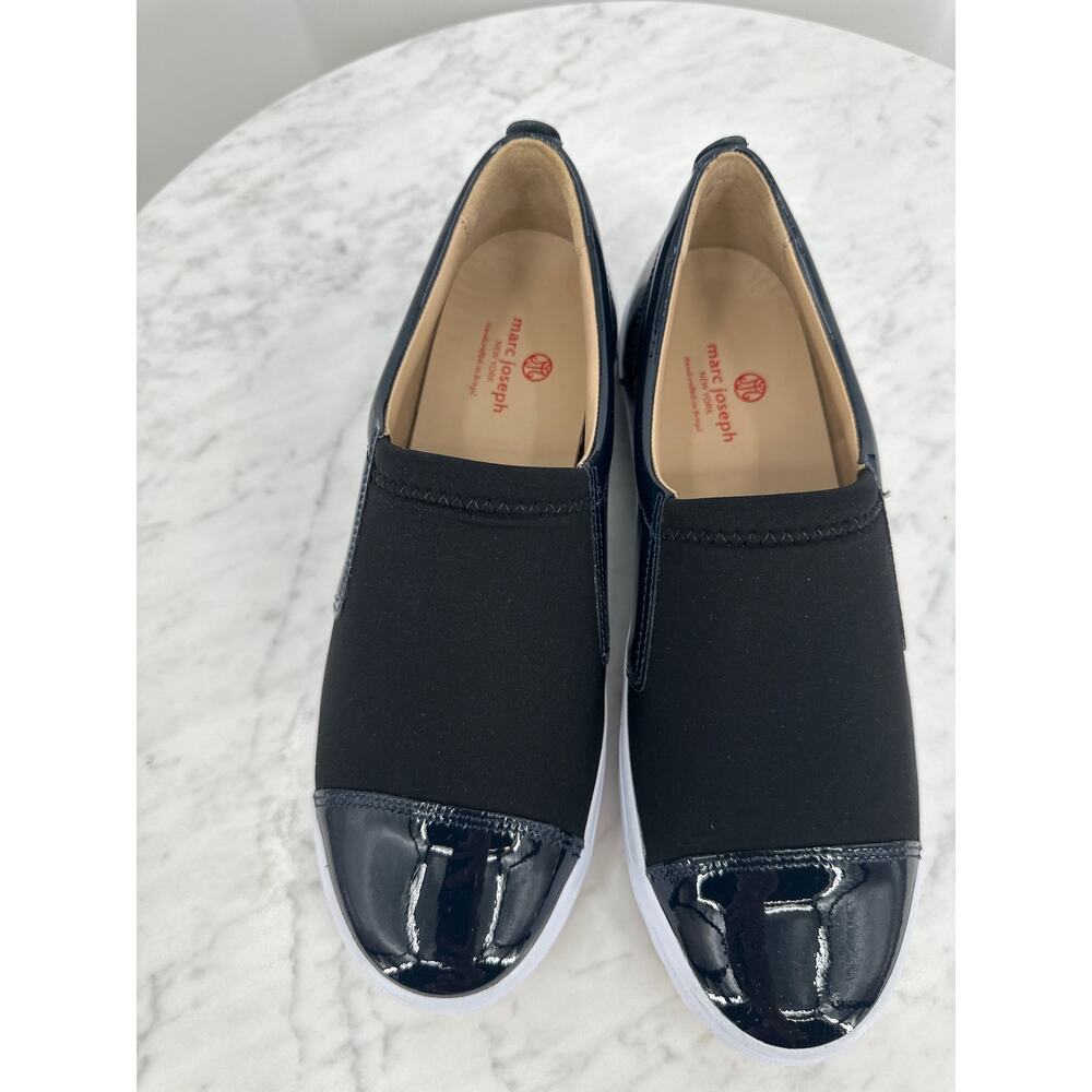 NEW Marc Joseph New York Jay Street Blue Patent Shoes Slip Ons Women’s 9 - Picture 2 of 8